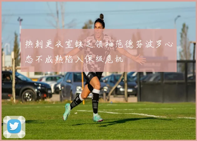 热刺更衣室缺乏领袖范德芬波罗心态不成熟陷入保级危机