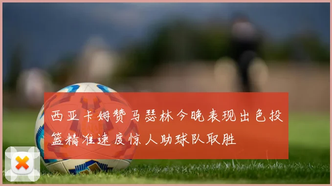 西亚卡姆赞马瑟林今晚表现出色投篮精准速度惊人助球队取胜